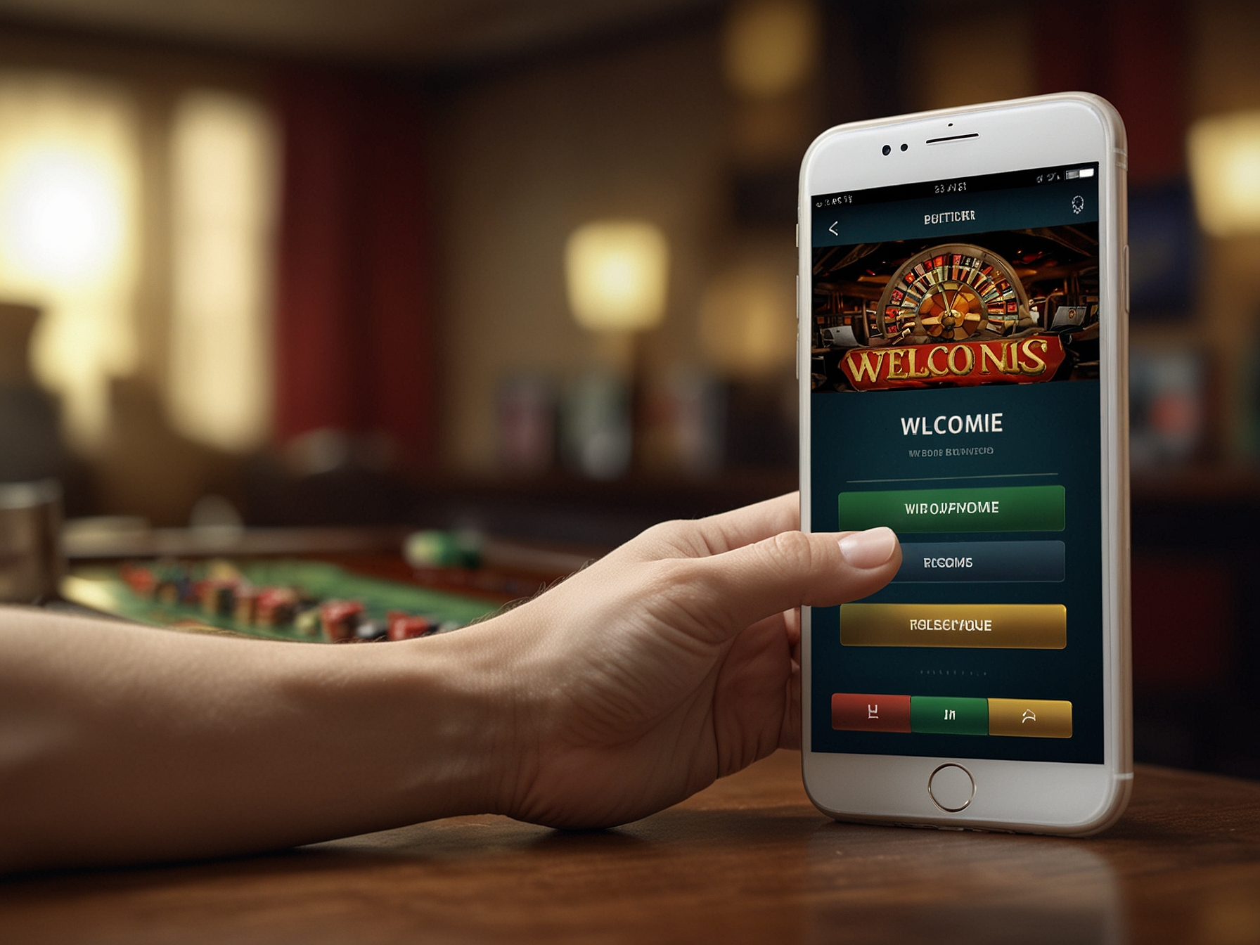 Przycisk rejestracji i bonus